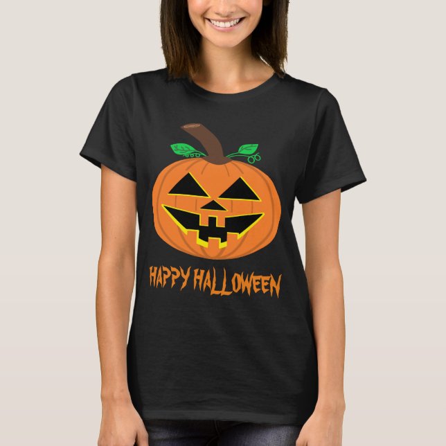 Halloween Pumpkin-T - Shirt (Vorderseite)