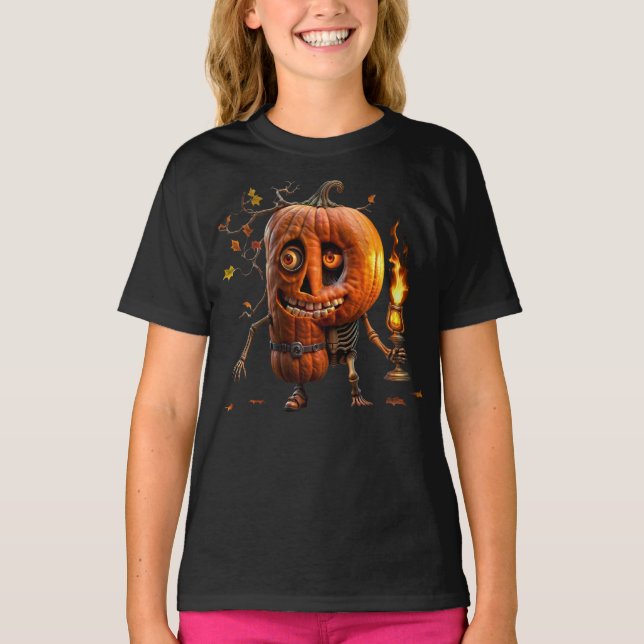 Halloween Pumpkin T-Shirt (Vorderseite)