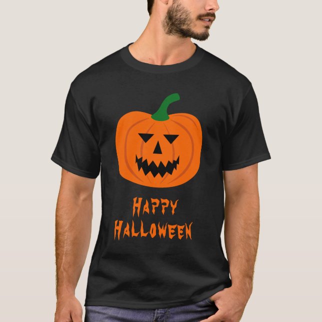 Halloween Pumpkin-T - Shirt (Vorderseite)