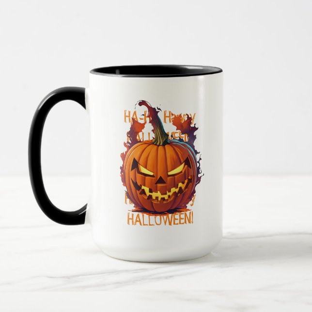 Halloween Pumpkin Tasse (Links)