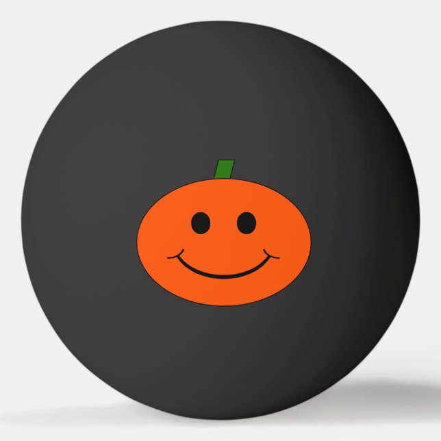 Halloween Pumpkin Tischtennisball (Vorderseite)