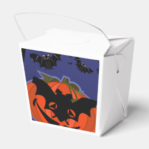 Halloween Pumpkin Tragen einer Maske Gunst Box Geschenkschachtel