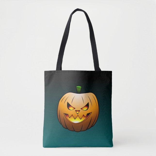Halloween Pumpkin Trick oder Treat Tasche (Vorderseite)