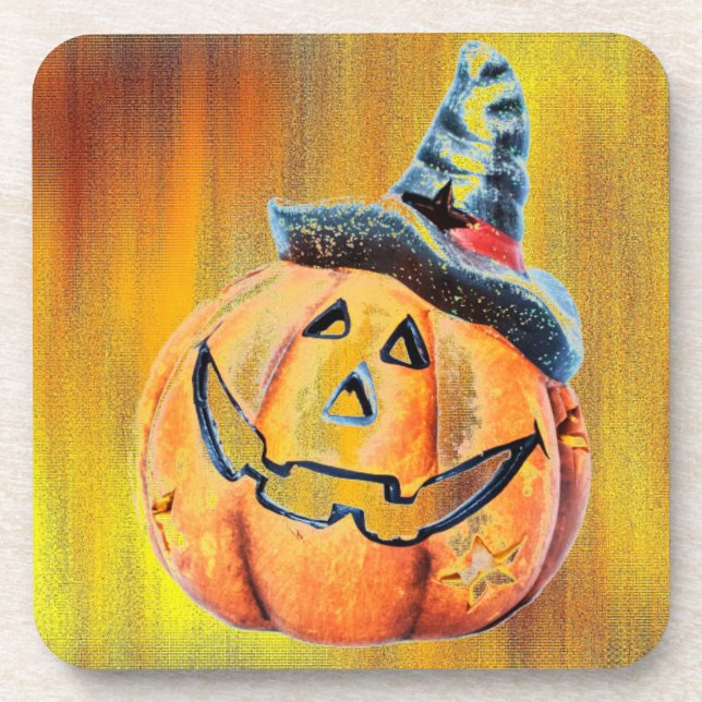 Halloween Pumpkin Untersetzer (Vorderseite)