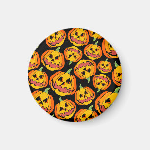 Halloween Pumpkin: Vintages Herbstsymbol Magnet