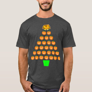 Halloween Pumpkin Weihnachtsbaum Erntedank Turk T-Shirt