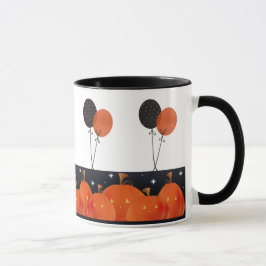 Halloween Pumpkins Balloons Tasse