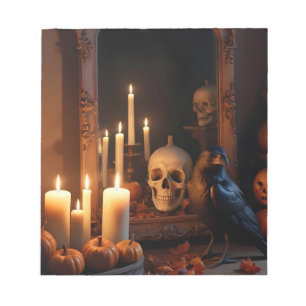 Halloween Pumpkins Crow Niedliche Spooky Festive M Notizblock