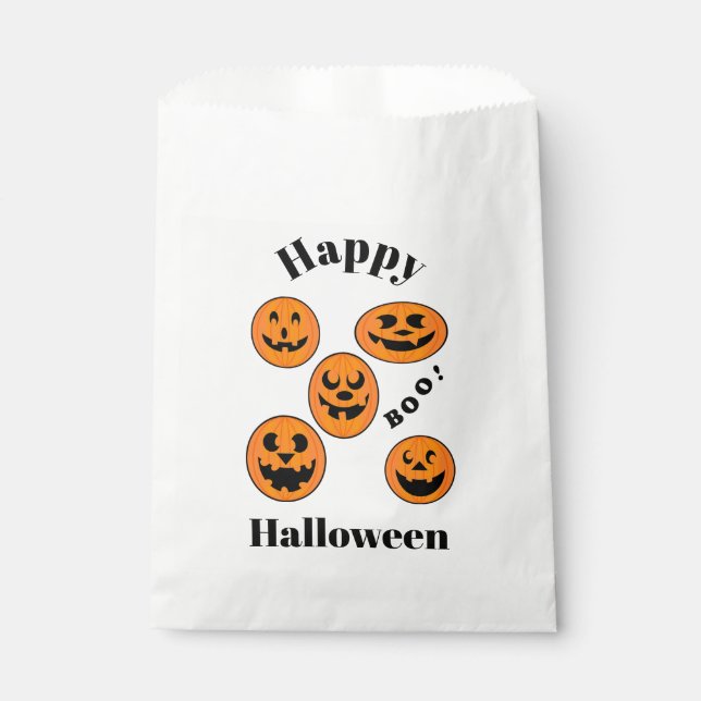 Halloween Pumpkins Geschenktütchen (Vorderseite)