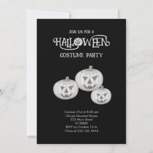 Halloween Pumpkins - HandGezeichnet Illustration Einladung
