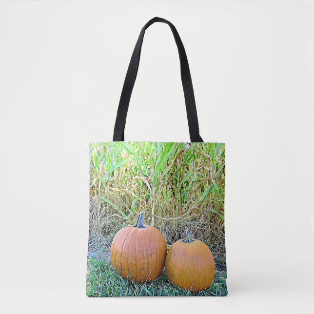 Halloween Pumpkins Herbsttasche Tasche (Vorderseite)