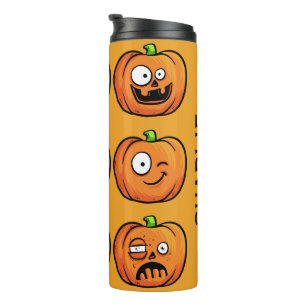 Halloween Pumpkins individuelle Name tumbler Thermosbecher