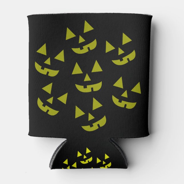 Halloween Pumpkins Jack O' Lantern Can Cooler Dosenkühler (Vorderseite)