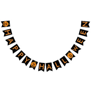 Halloween Pumpkins Jagdbanner Wimpelkette