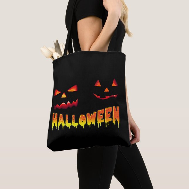 HALLOWEEN PUMPKINS LAUEN IM DUNKEL TASCHE (Von Nahem)