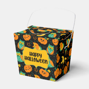 Halloween Pumpkins Moon Owls Gefälligbox Geschenkschachtel