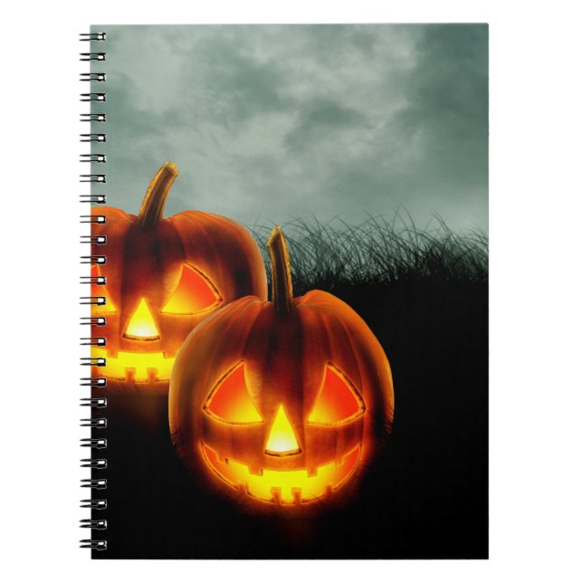 Halloween Pumpkins Notizblock (Vorderseite)