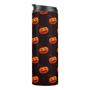 Halloween Pumpkins, Orange Pumpkins Trick oder Tre Thermosbecher