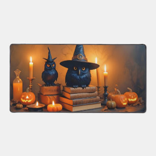 Halloween Pumpkins Owl Niedlich Spooky Festive Mag Schreibtischunterlage