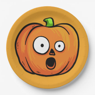 Halloween Pumpkins Papier Teller 5