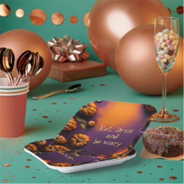 Halloween Pumpkins Pappteller