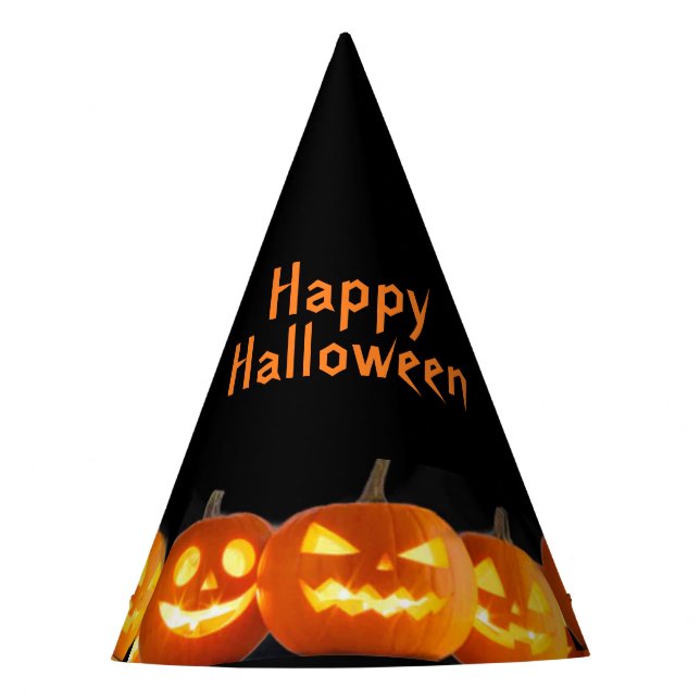 Halloween Pumpkins Partyhütchen (Vorderseite)