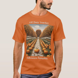 Halloween Pumpkins T - Shirt von Off Duty Teacher