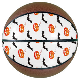 Halloween Pumpkins und Fledermäuse, Trick oder Tre Basketball