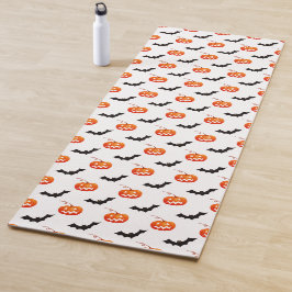 Halloween Pumpkins und Fledermäuse, Trick oder Tre Yogamatte