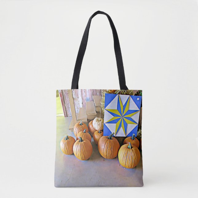 Halloween Pumpkins und Herbsttasche anzeigen Tasche (Vorderseite)