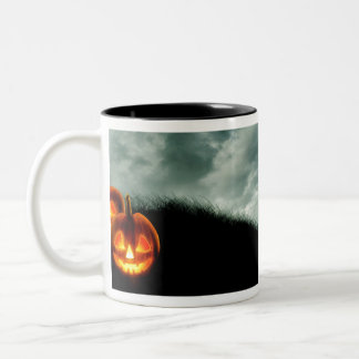 Halloween Pumpkins Zweifarbige Tasse