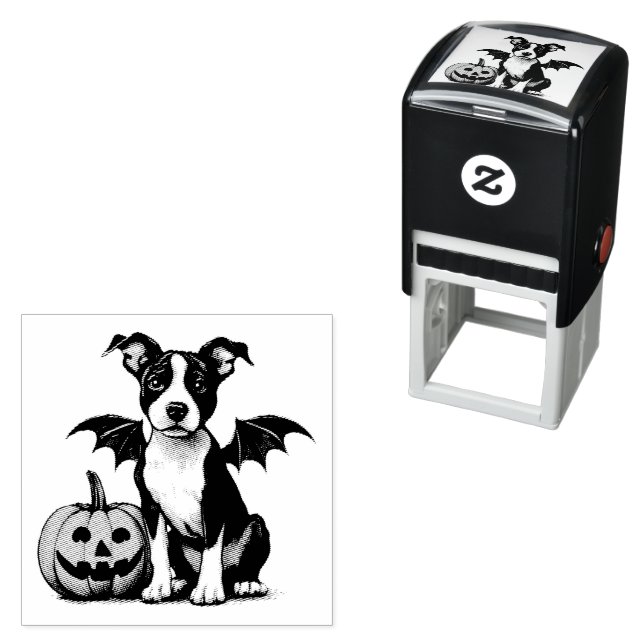 Halloween Puppy Permastempel (Beispiel)