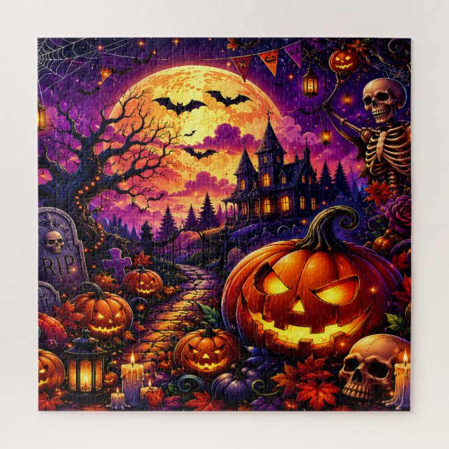 Halloween-Puzzle (Vertikal)