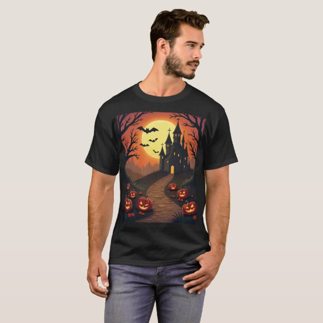Halloween Puzzle T-Shirt (Vorne ganz)