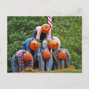 Hallowe'en pyramid postkarte