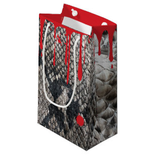 Halloween-Pythonschlange-Schlangen-Haut - blutiges Kleine Geschenktüte