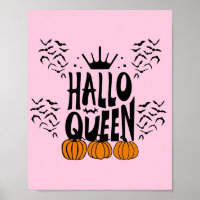 Halloween Queen, Halloqueen, Retro Halloween Art