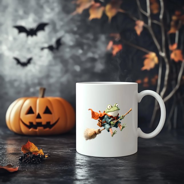 Halloween Quirky Frosch Kaffeetasse (Von Creator hochgeladen)