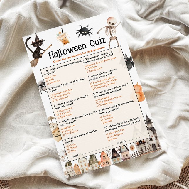 Halloween Quiz für Erwachsene (Von Creator hochgeladen)