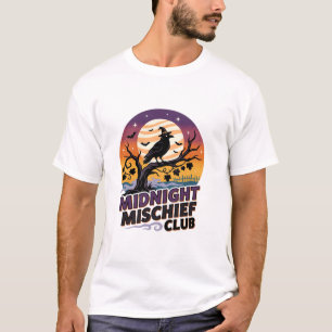 Halloween-Raben-Mond-Mischief T-Shirt