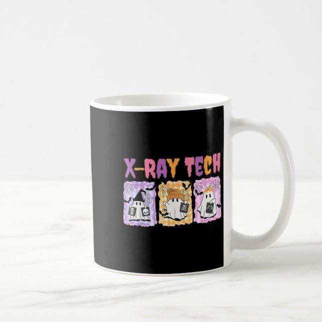 Halloween Radiologie Rad Tech Röntgenassistent Gh Kaffeetasse (Rechts)