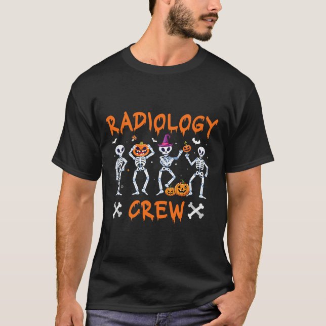 Halloween Radiology Herbst Krass Tech Röntgentest  T-Shirt (Vorderseite)