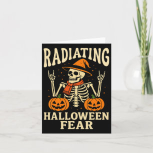 Halloween Radiology Nurse Karte