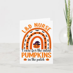Halloween Rainbow Landschaft Nurse I Care Die Nied Karte