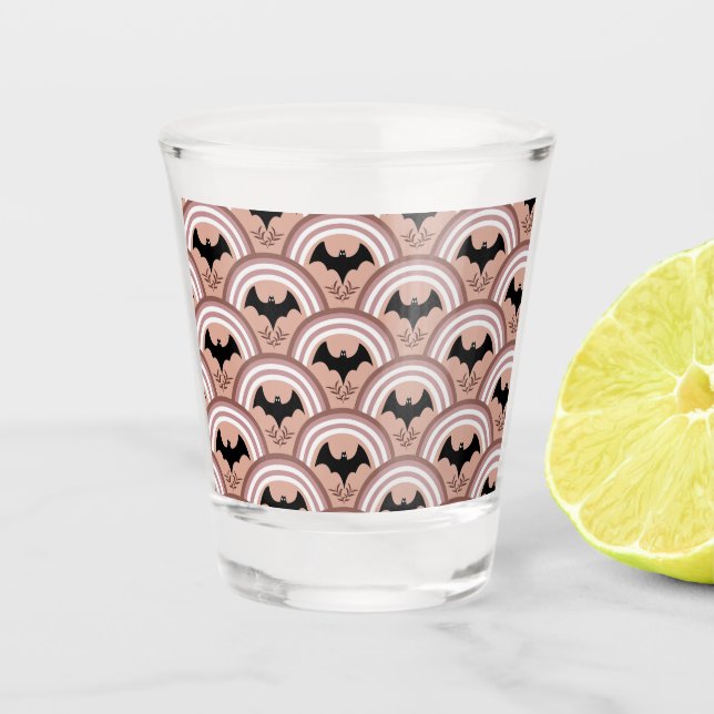 Halloween Rainbow Schnapsglas (Vorderseite)