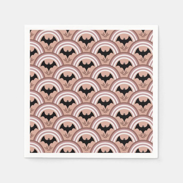 Halloween Rainbow Serviette (Vorderseite)