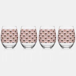 Halloween Rainbow Weinglas Ohne Stiel