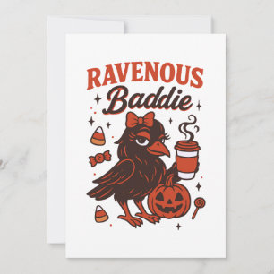 Halloween Raven Feiertagskarte