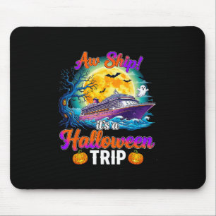 Halloween-Reise Lustige Cruise-Mannschaft Familien Mousepad