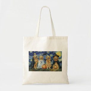 Halloween Retriever Hunde Hexen Kostüm Tragetasche